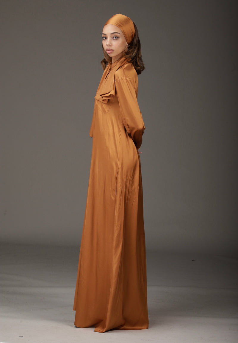Tara Maxi Dress - Bronze Sew Elevated